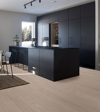 Novafloor 160 Tammi Stonewash 1-sauva öljyvahattu & harjattu parketti