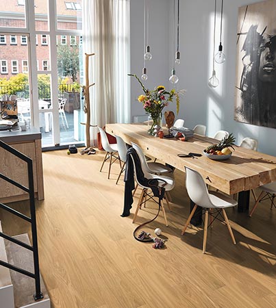 Meister PS 300 Tammi Luonnollinen Harmoninen 1-sauva mattalakattu & harjattu parketti