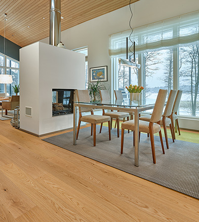 Novafloor New Classics Tammi Natural Wood 1-sauva öljyvahattu & harjattu parketti