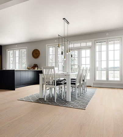 Novafloor New Classics Tammi Stonewash 1-sauva öljyvahattu & harjattu parketti