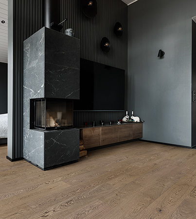 Novafloor New Classics Tammi Old Grey 1-sauva öljyvahattu & harjattu parketti