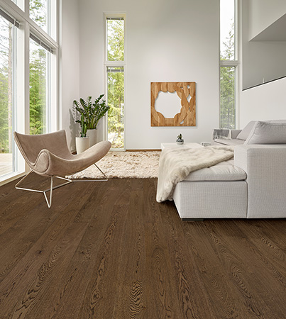 Novafloor New Classics Tammi Light Chocolate 1-sauva öljyvahattu & harjattu parketti